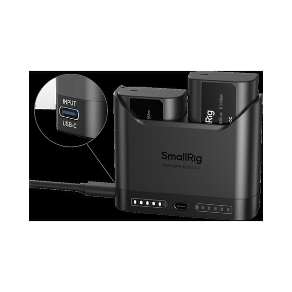 SmallRig 5492 Camera Battery Charger for DMW-BLK22
