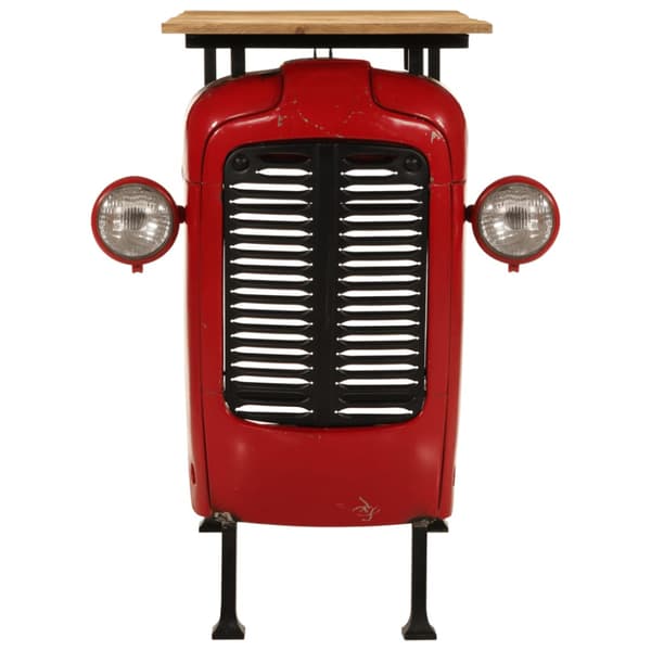 Bargrupp traktor 7 delar massivt mangoträ