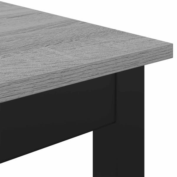 Matbord 150 x 90 x 75 cm Konstruerat trä Grå Sonoma Rektangulär