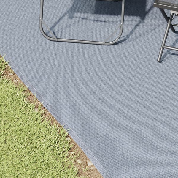 Tältmatta Blå och grå 400 x 400 cm polyeten