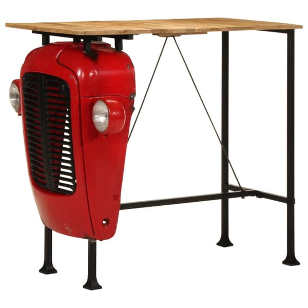 Bargrupp traktor 7 delar massivt mangoträ