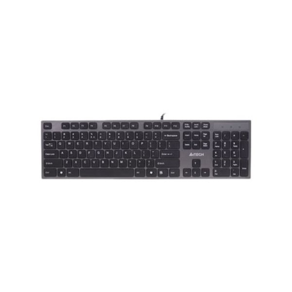 A4Tech KV-300H - tangentbord - QWERTY - amerikansk - grå, svart Inmatningsenhet Svart, Grå
