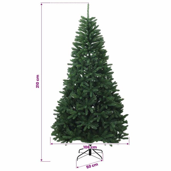 Plast Hingad Julgran 210 cm 300 LED-lampor Varmvit