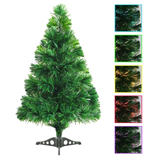 Plastgran fiberoptik 64 cm grön