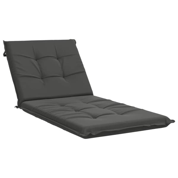 Solstol Kudde GEMERT 100% Polyester Antracit 190 x 80 x 9 cm