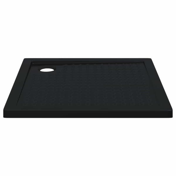 Duschbas Tray med Prickar 90 x 90 x 4 cm ABS Svart