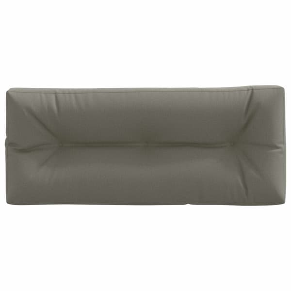 Pallryggkudde VIANEN 100% Polyester Grå 120 x 60 x 12 cm