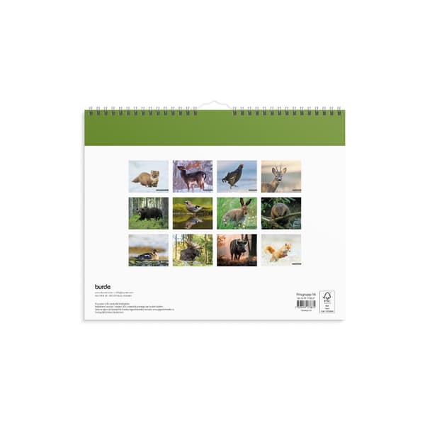Väggkalender Jaktkalender 2027