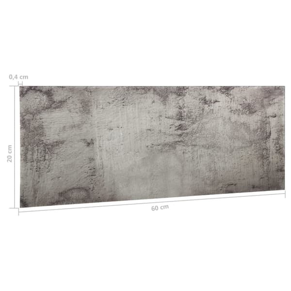 Magnetisk glastavla väggmonterad 60x20 cm