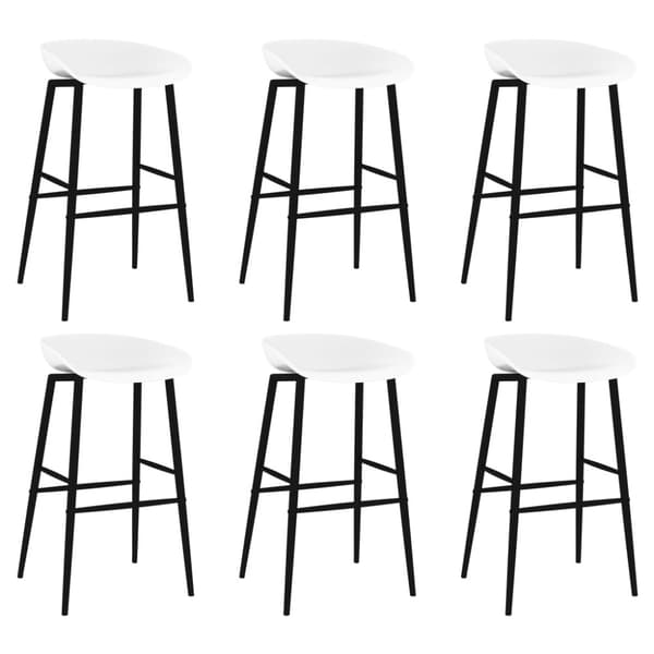 Bargrupp 7 delar svart och vit