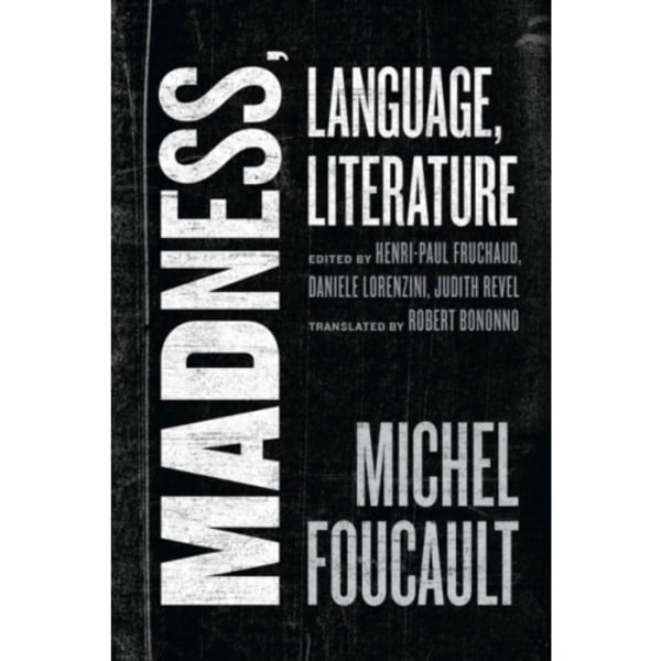 Madness, Language, Literature (inbunden, eng)
