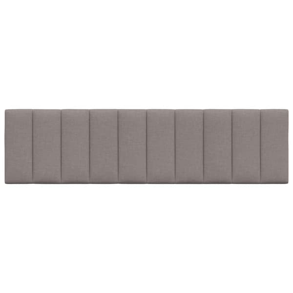 Headboard Cushion "Hanko" Taupe 180 cm Fabric