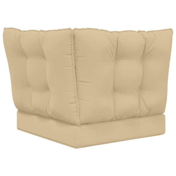 Utomhus Soffa Kudde 3 pcs Beige Polyester