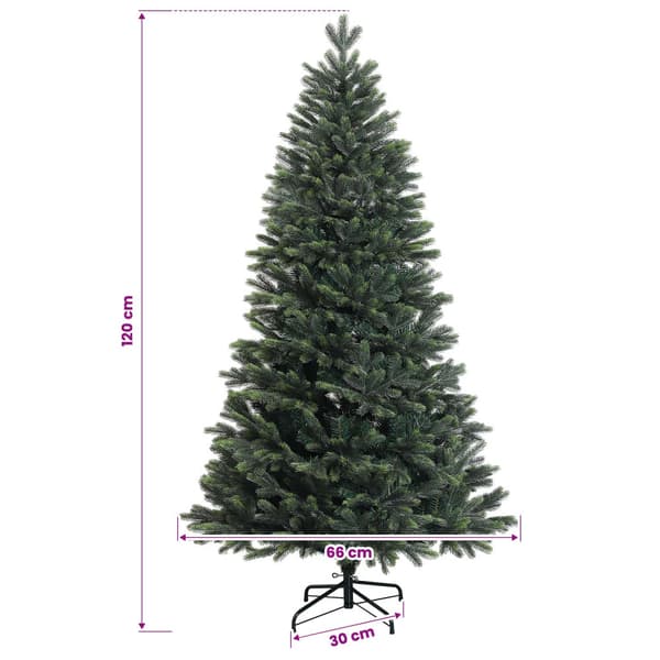 Plast Hingad Julgran 120 cm 150 LED-lampor Varmvit