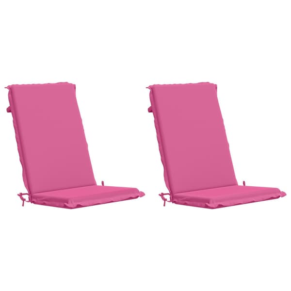 Dyna till stol med hög rygg GEMERT 2 st 100% Polyester Rosa
