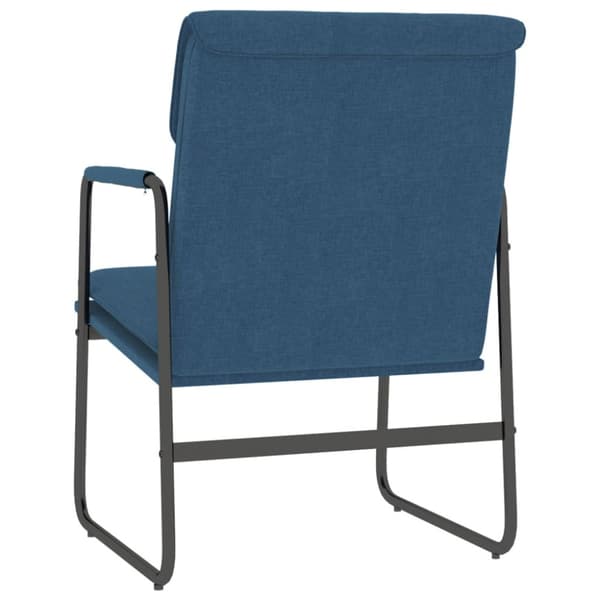 Loungestol blå 55x64x80 cm tyg