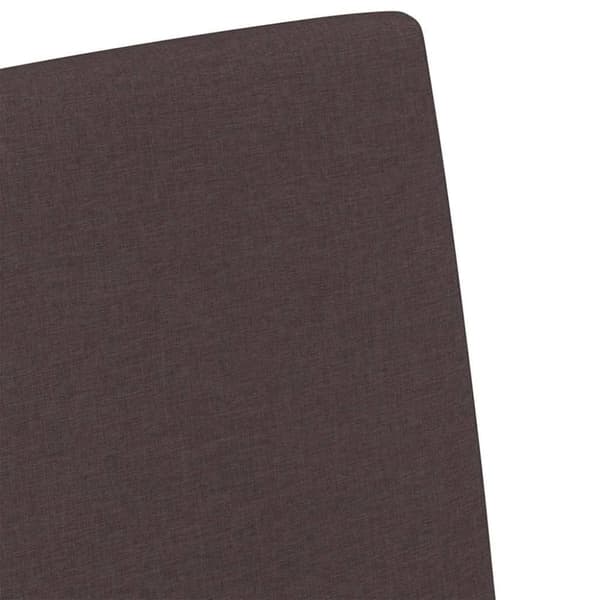 Matstolar 2 pcs Mörkbrun 57 x 67 x 95 cm tyg