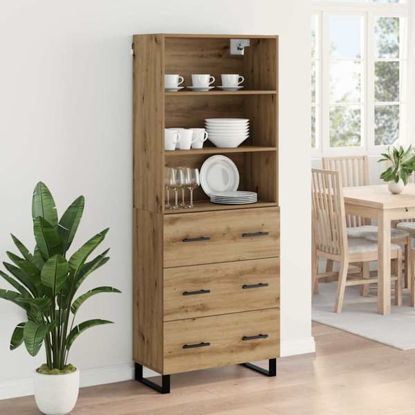Skåp med låda 2 pcs Artisan Ek Konstruerat trä