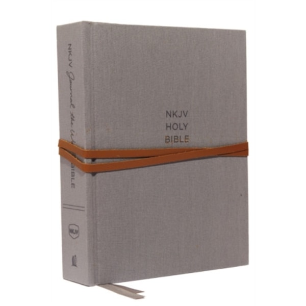 NKJV, Journal the Word Bible, Cloth over Board, Gray, Red Letter, Comfort Print (inbunden, eng)