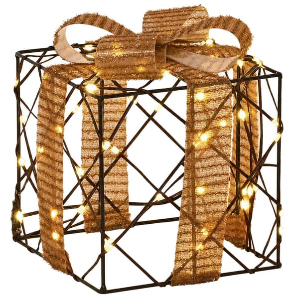 Ljusande julklapp 3 st 150 LED-lampor Varmvit
