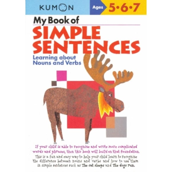 Kumon My Book of Simple Sentences (häftad, eng)