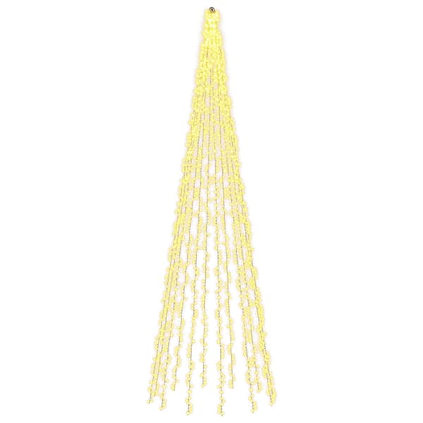 Julgransbelysning med 12 LED-lampor 2004 LED-lampor Varmvit