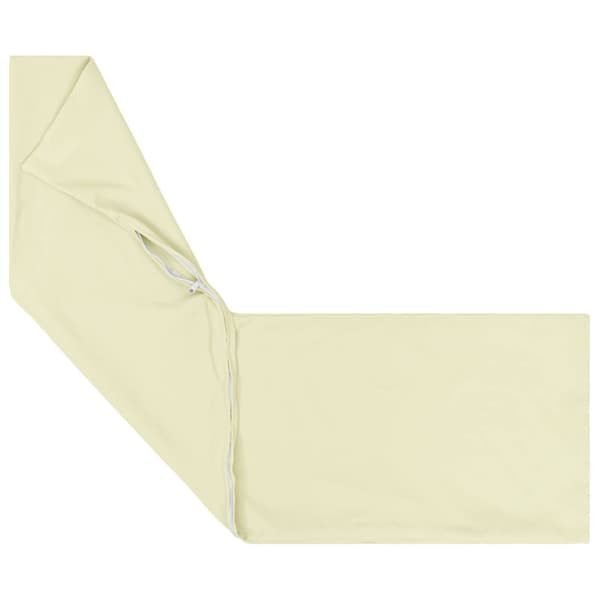 Kudde med kudde HEERLEN Gräddvit 40 x 145 cm Polyester
