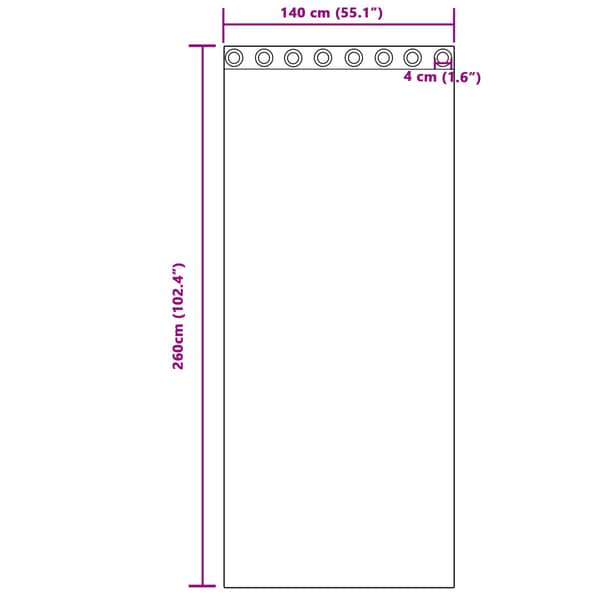 Sammetsgardiner 2 pcs Silvergrå 260 x 140 cm Sammet