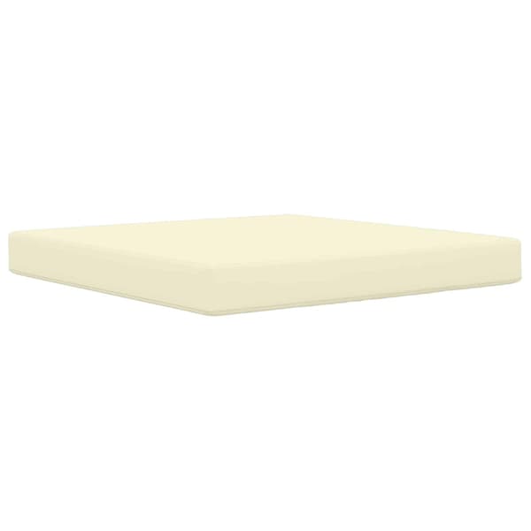 Utomhus Soffa Kudde Kräm 80 x 80 x 8 cm Polyester