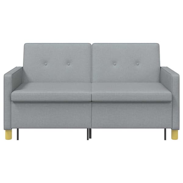 Pull Out Sofa Bed Ljusgrön Tyg
