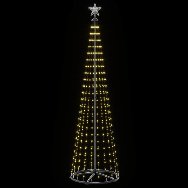 LED-konjulgran 250 cm 470 LED-lampor Varmvit Stål Vit