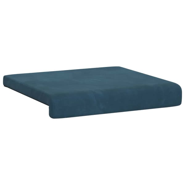Bänk kudde 4 st Sammet Blå Djup 35 cm