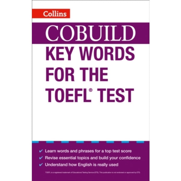 COBUILD Key Words for the TOEFL Test (häftad, eng)