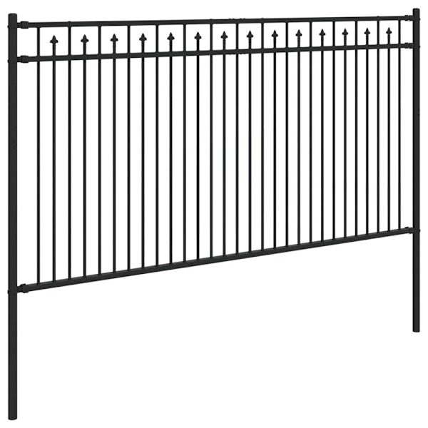 Spetsstaket BAARLO Svart