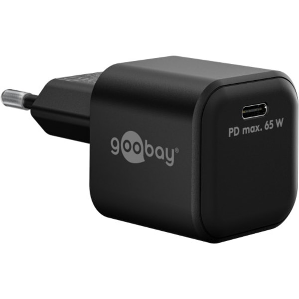 Goobay 65369 mobilladdare Mobiltelefon, Bärbar dator, Smartphone Svart AC inomhus Svart