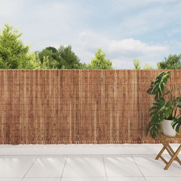 Barkstaket Brun 400 x 125 cm Bark