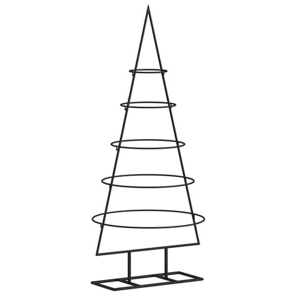 Julgran i metall svart 90 cm