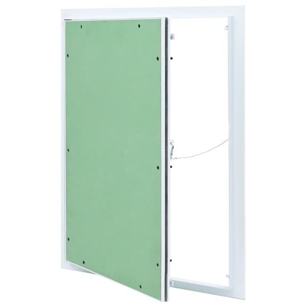 Åtkomstpanel Grön och Silver 55 x 65 cm Aluminium och gips