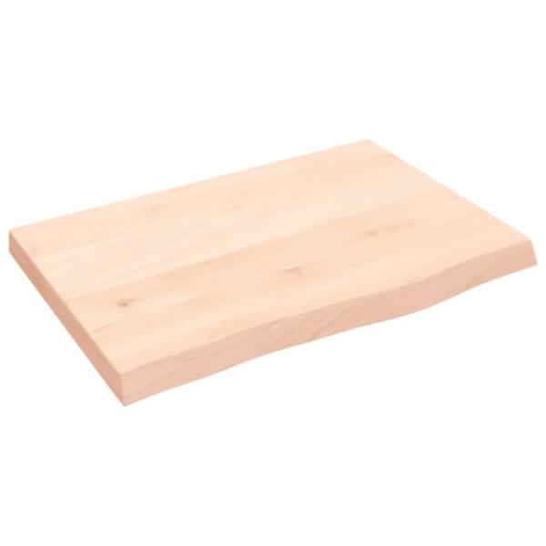 Hyllplan 60x40x(2-4) cm obehandlad massiv ek