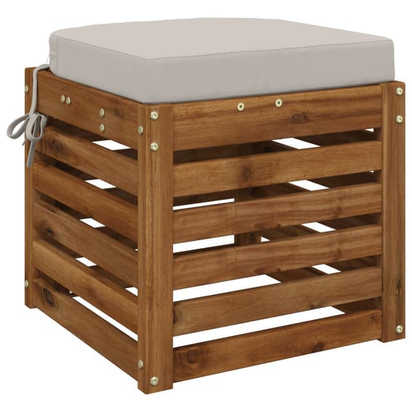 1-delad Sittkudde SOEST 100% Polyester Vit 40 x 40 x 7 cm