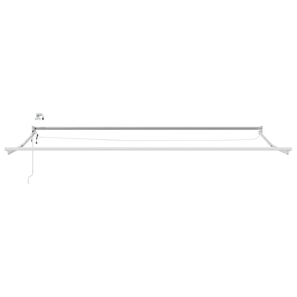 Elektrisk Retraktabel Markis Blå och Vit 4 × 3 m