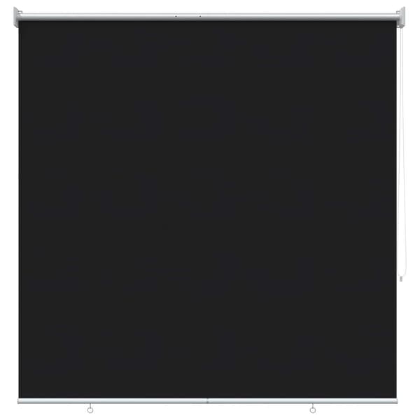 Rullgardin UV-skydd Svart 140 x 140 cm Polyester