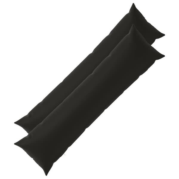 Kudde med kudde HEERLEN 2 st Svart Polyester