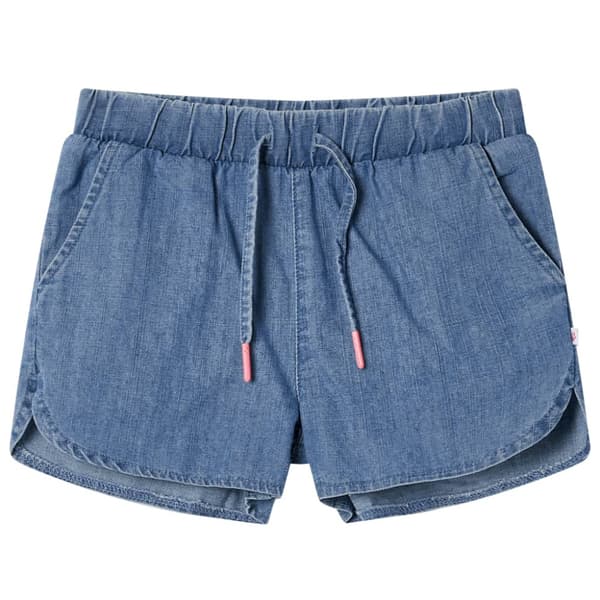 Barnshorts denimblå 140