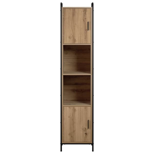 Badrumsskåp Artisan-ek 46 x 36 x 181 cm Konstruerat trä