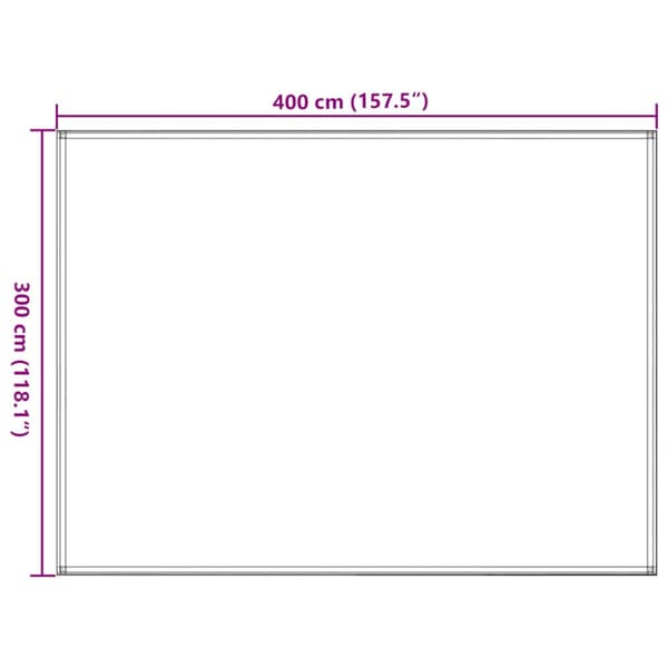 Tältmatta 300x400 cm antracit