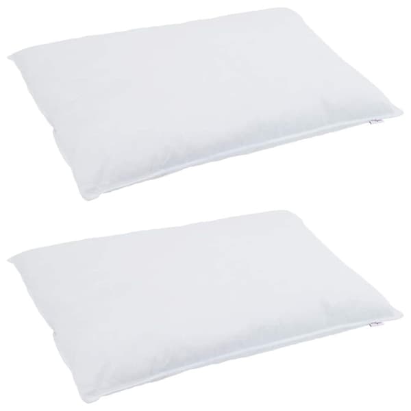 Täckeset med kudde 3 pcs Vit Dunfjäder