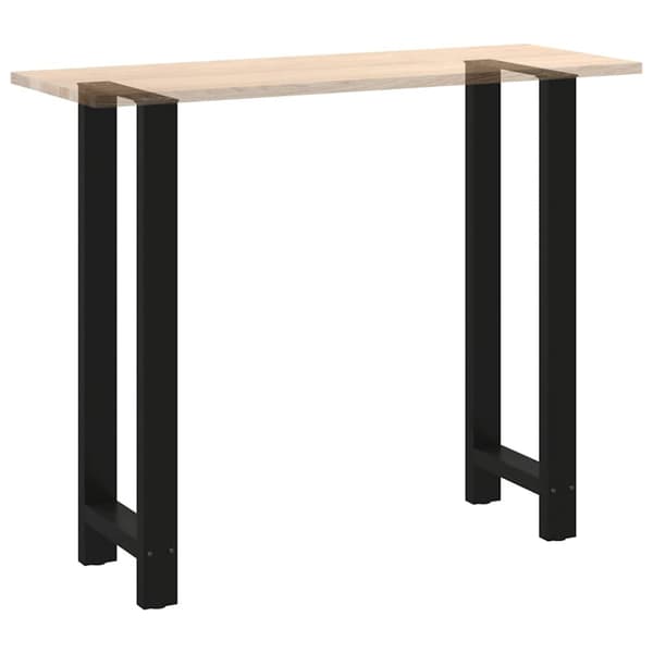 Barbordsben svarta 2 st 50x(110-111) cm stål