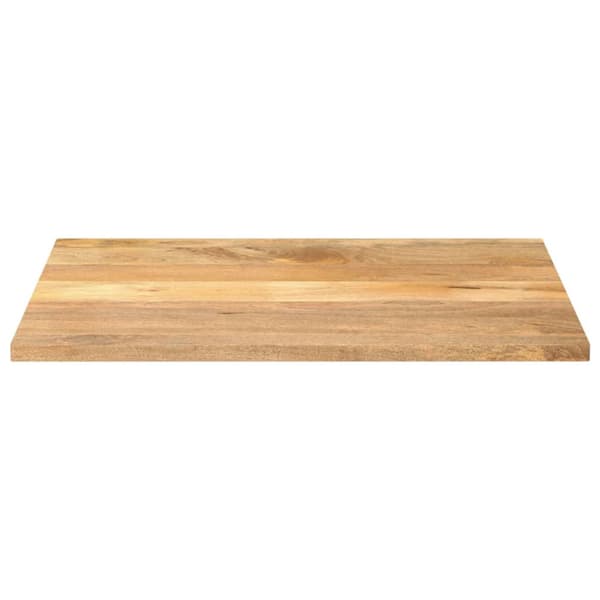 Bordsskiva 90x80x2,5 cm rektangulär massivt mango-trä