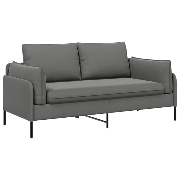2-sits soffa 2-sits Mörkgrå 188 x 81 x 89 cm Sammet